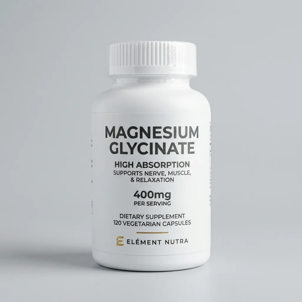 Magnesium Glycinate 400mg Kapsler